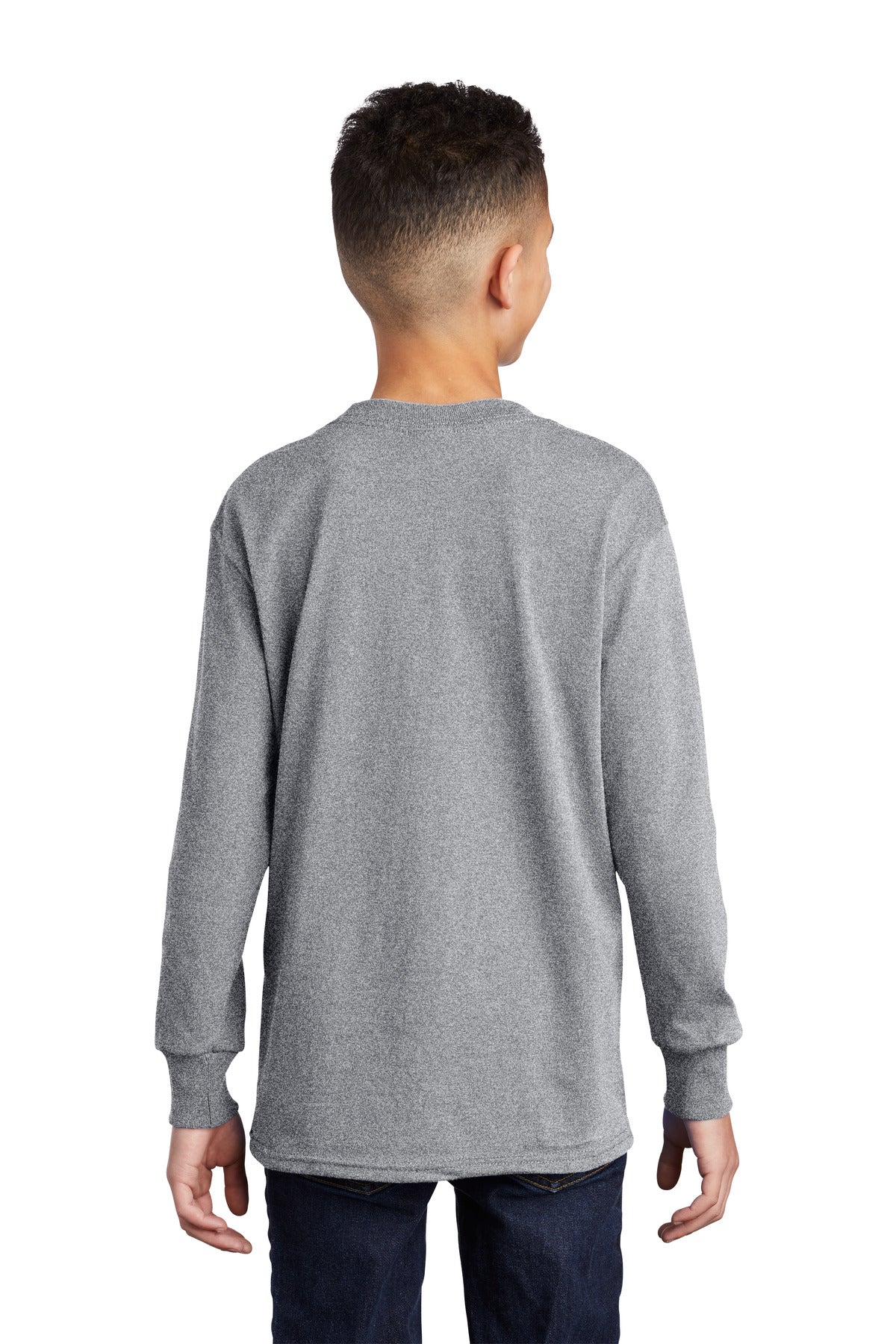 Port & Company® Youth Long Sleeve Core Cotton Tee