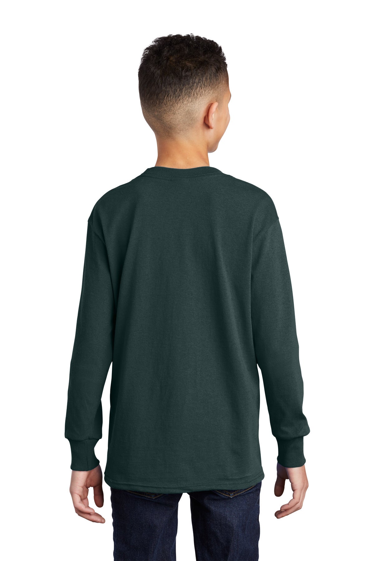 Port & Company® Youth Long Sleeve Core Cotton Tee