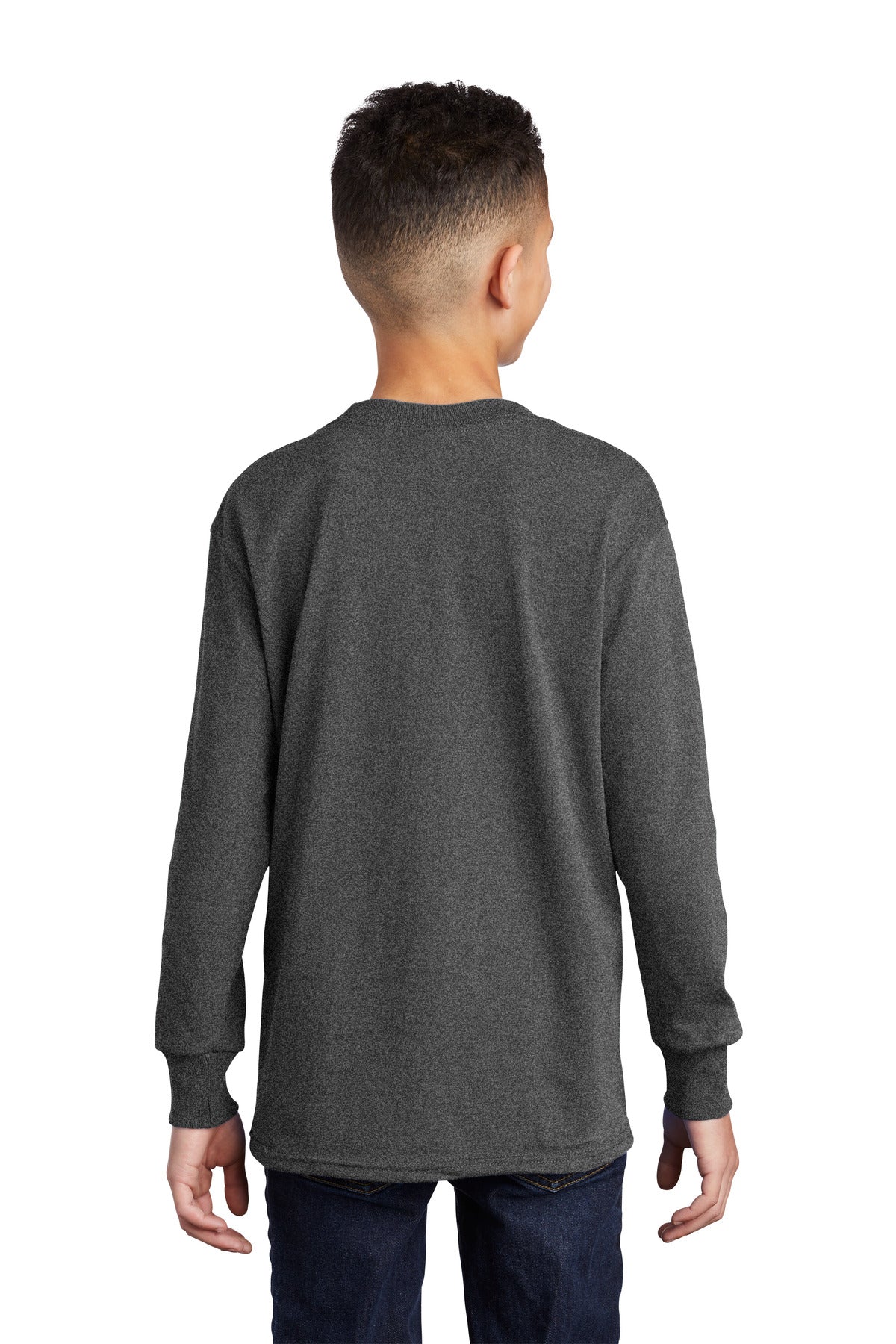 Port & Company® Youth Long Sleeve Core Cotton Tee