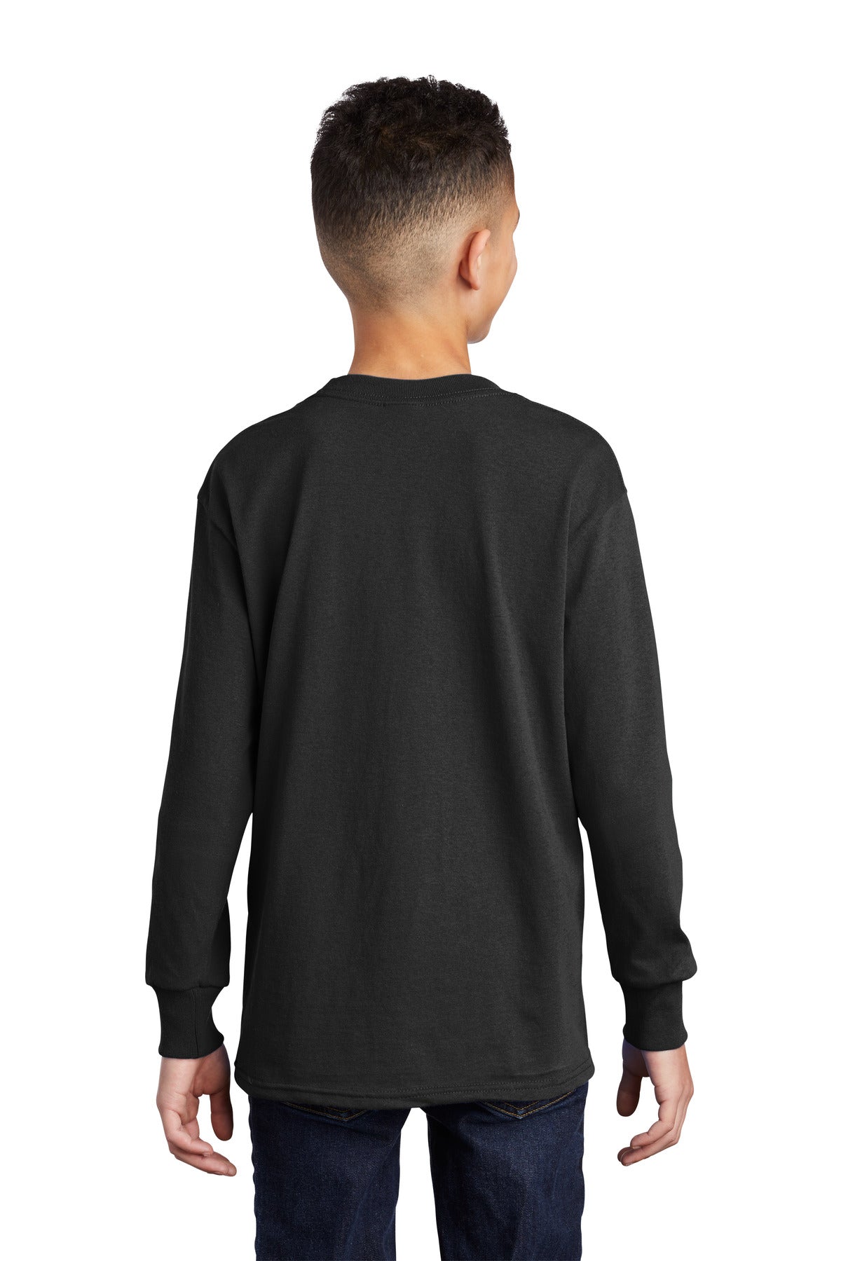 Port & Company® Youth Long Sleeve Core Cotton Tee