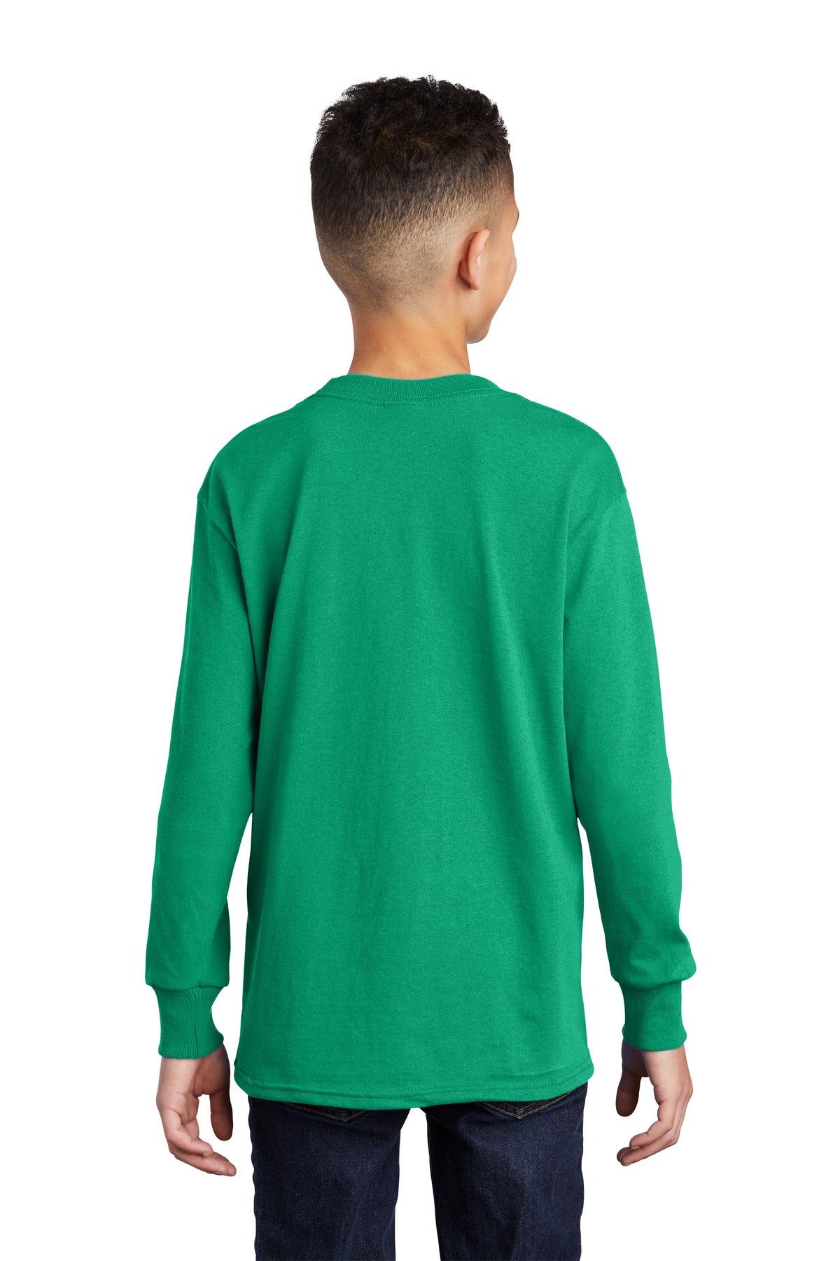 Port & Company® Youth Long Sleeve Core Cotton Tee