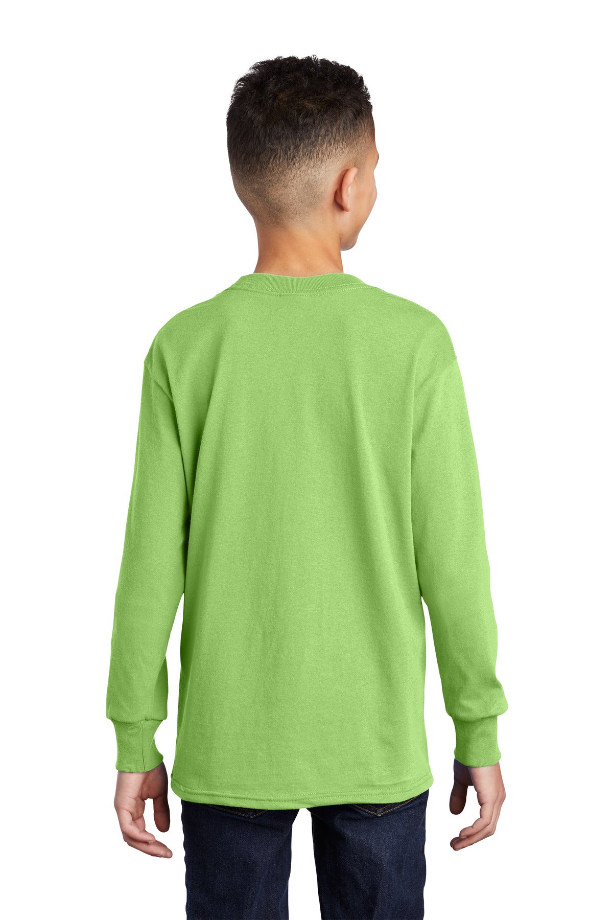 Port & Company® Youth Long Sleeve Core Cotton Tee