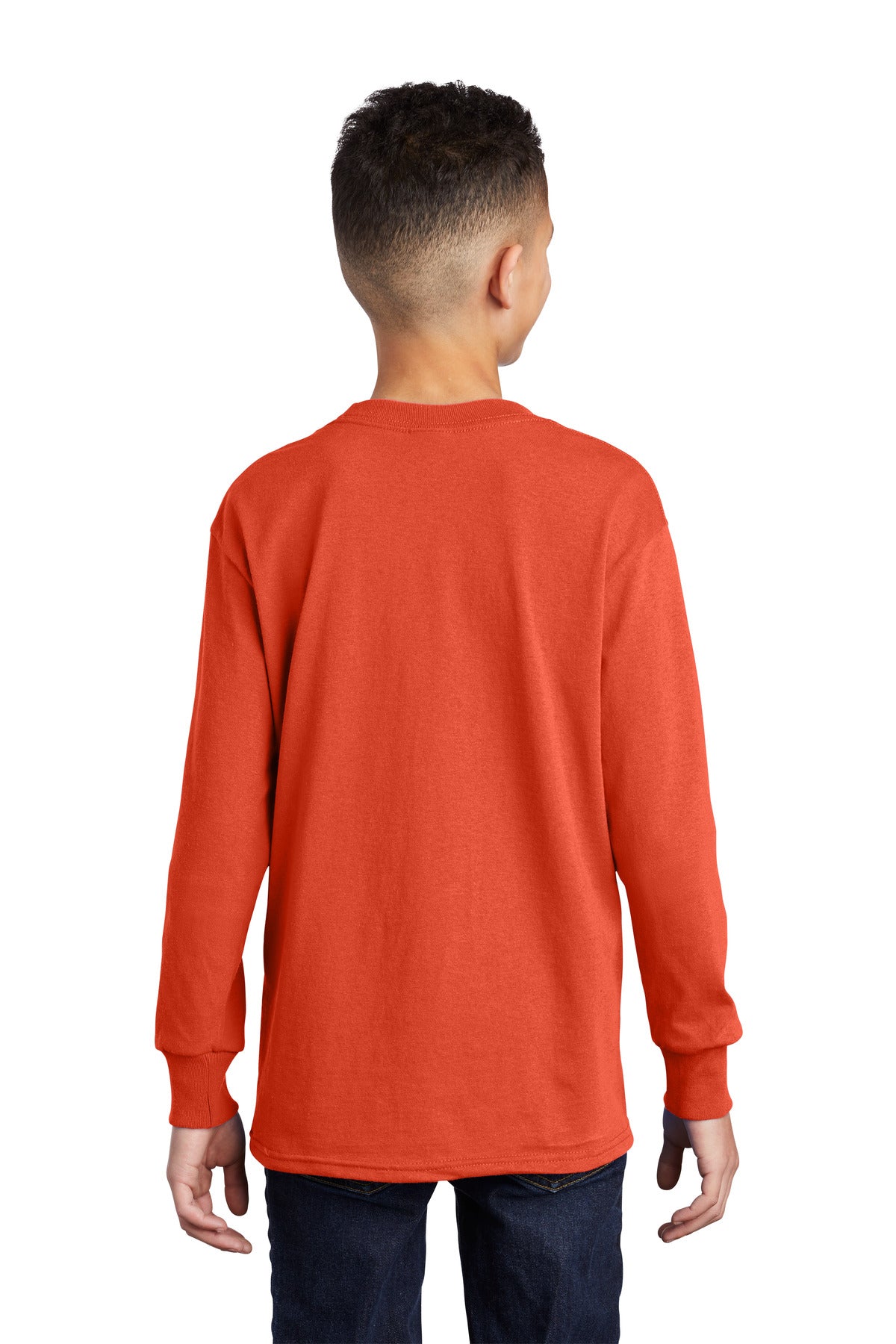 Port & Company® Youth Long Sleeve Core Cotton Tee
