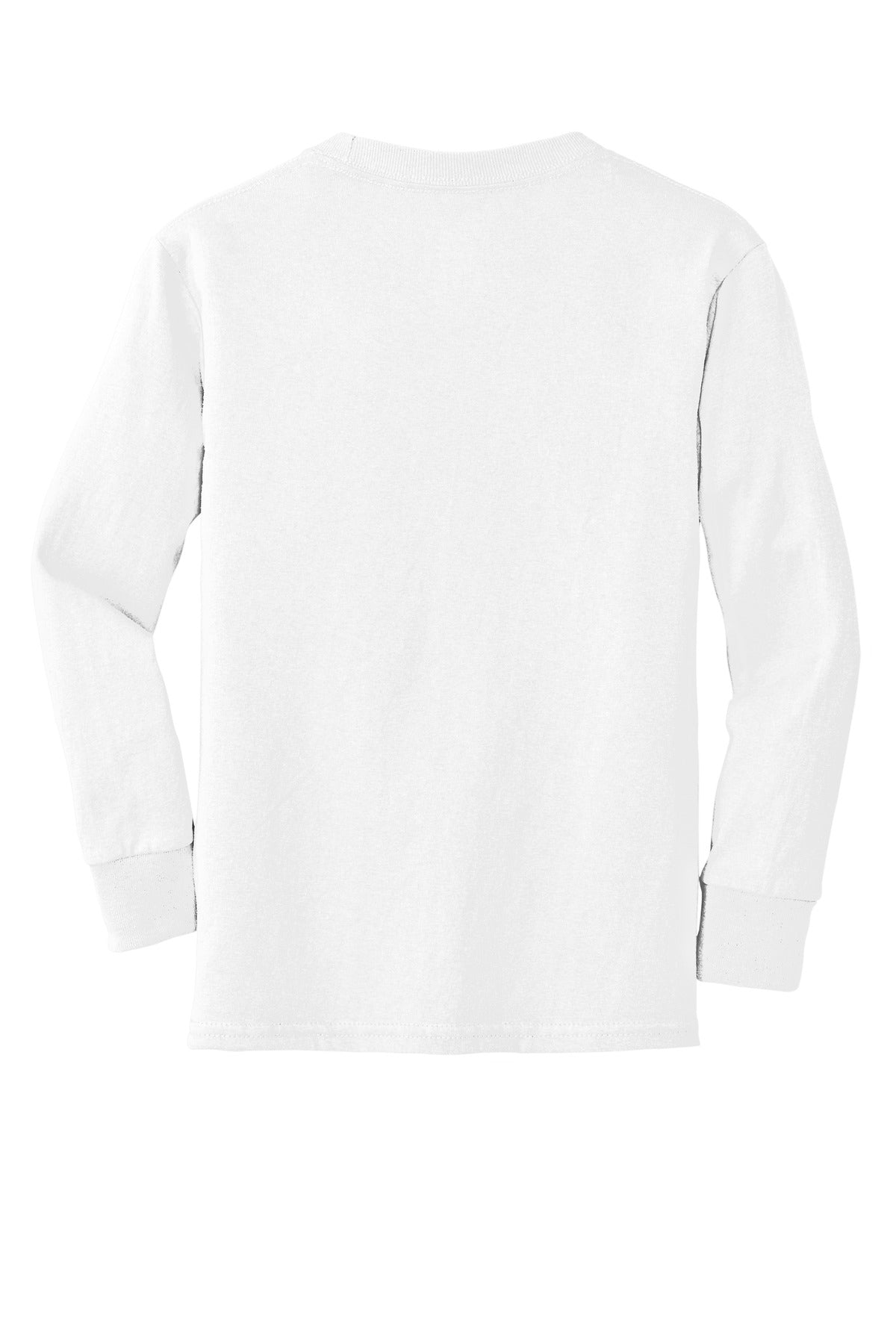 Port & Company® Youth Long Sleeve Core Cotton Tee