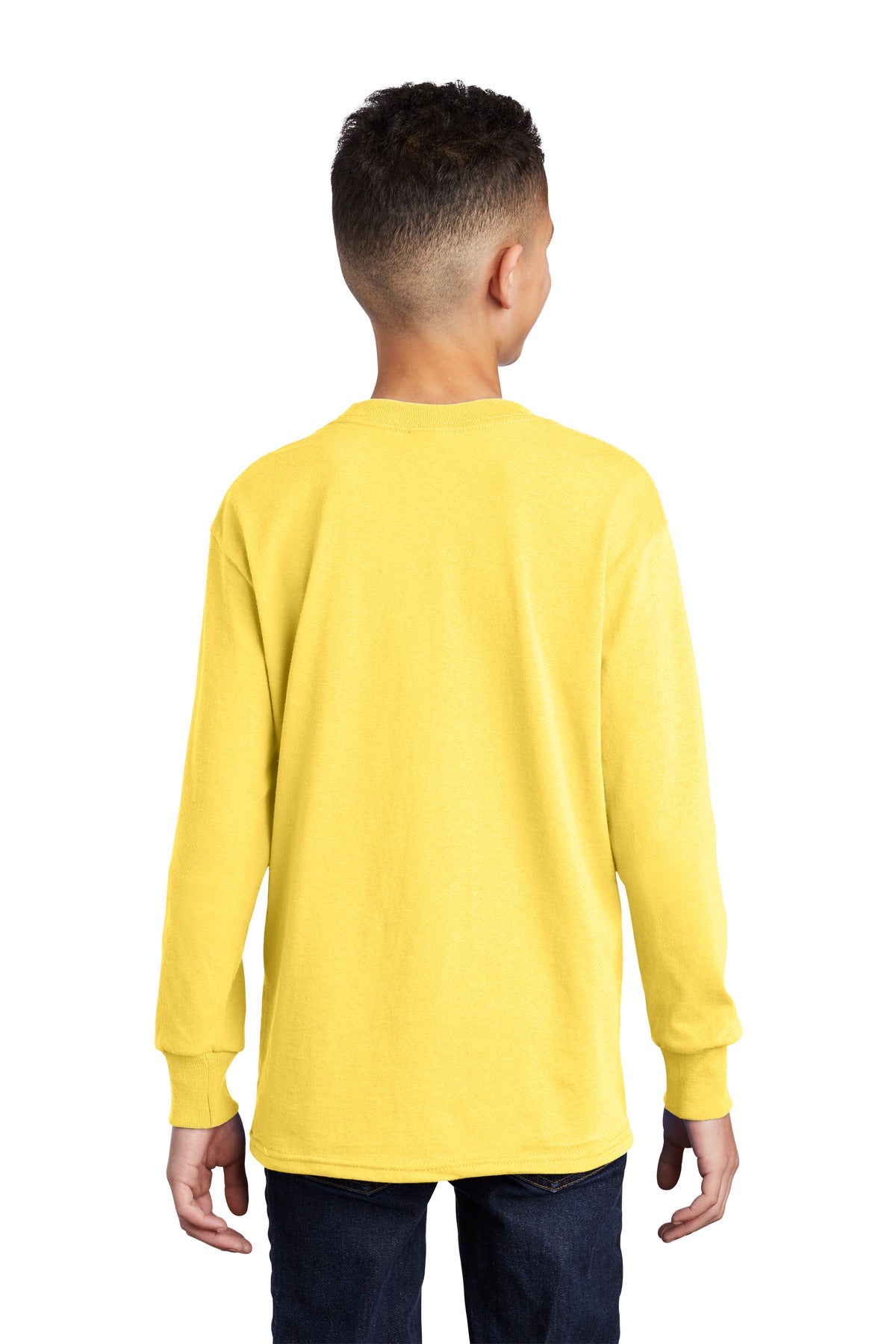 Port & Company® Youth Long Sleeve Core Cotton Tee