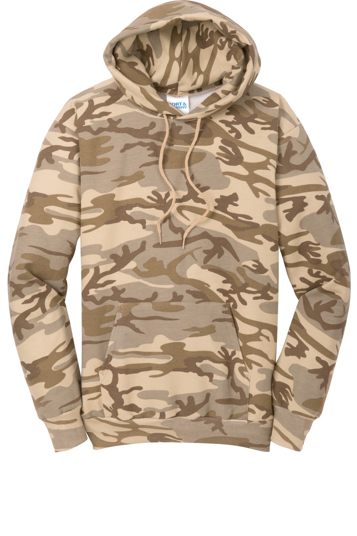 Port & Company® Core Fleece Camo Pullover Hooded Sweatshirt