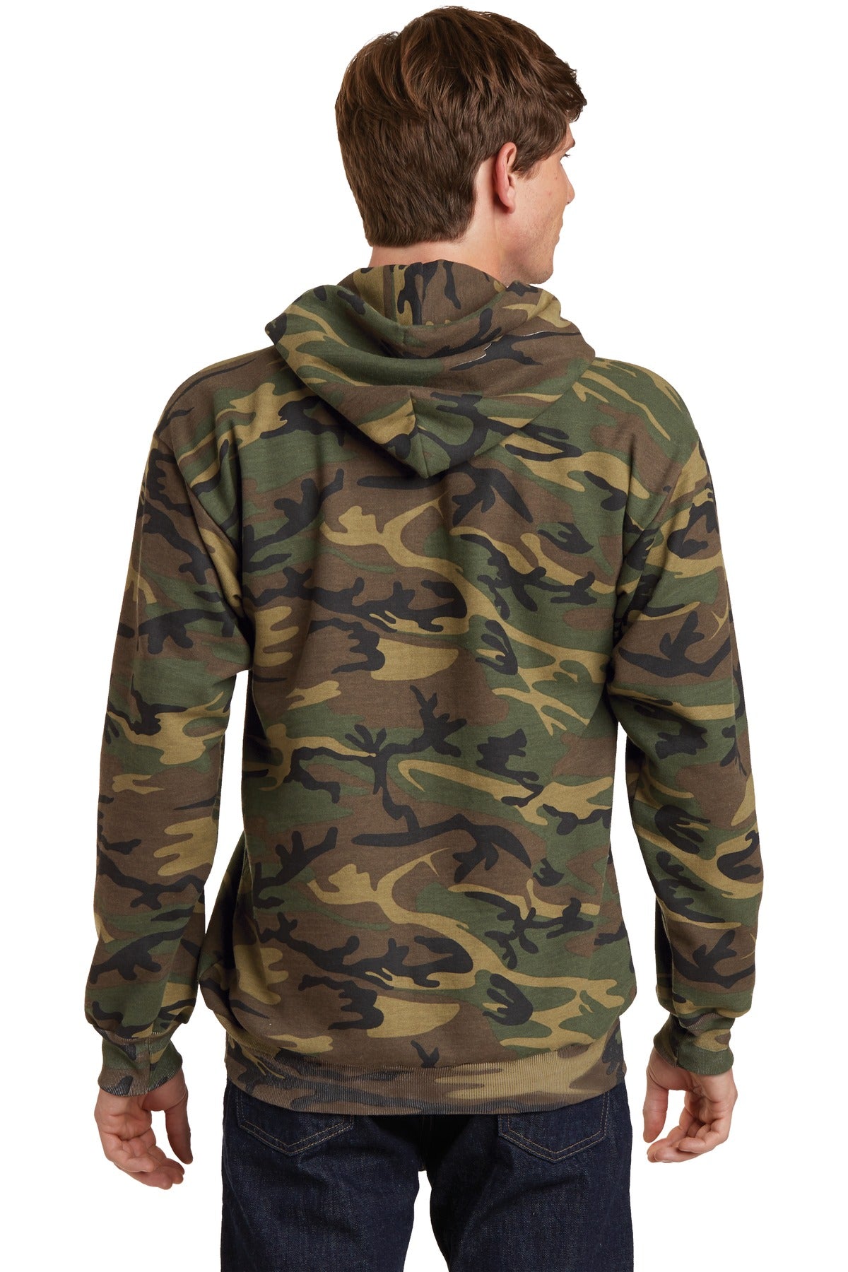 Port & Company® Core Fleece Camo Pullover Hooded Sweatshirt