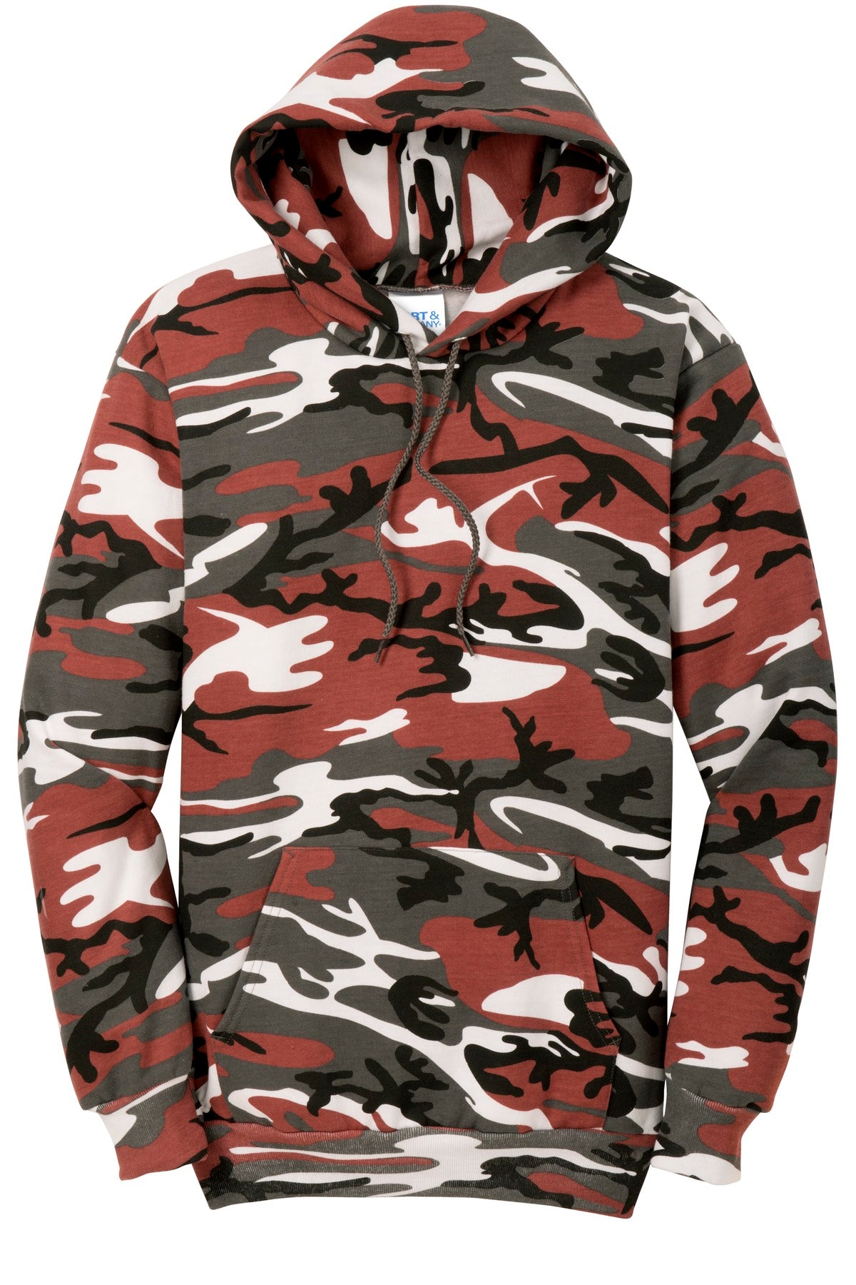 Port & Company® Core Fleece Camo Pullover Hooded Sweatshirt