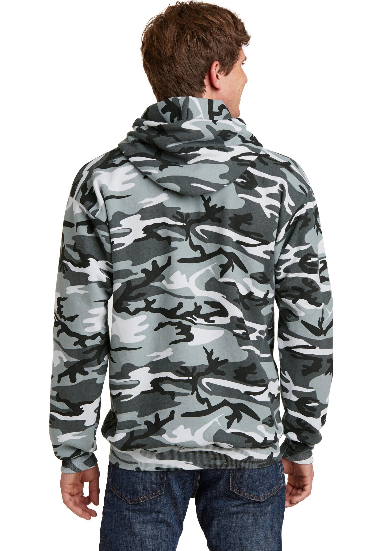 Port & Company® Core Fleece Camo Pullover Hooded Sweatshirt