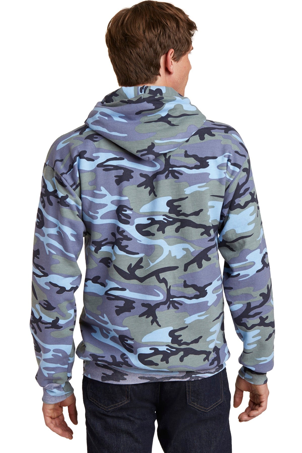 Port & Company® Core Fleece Camo Pullover Hooded Sweatshirt