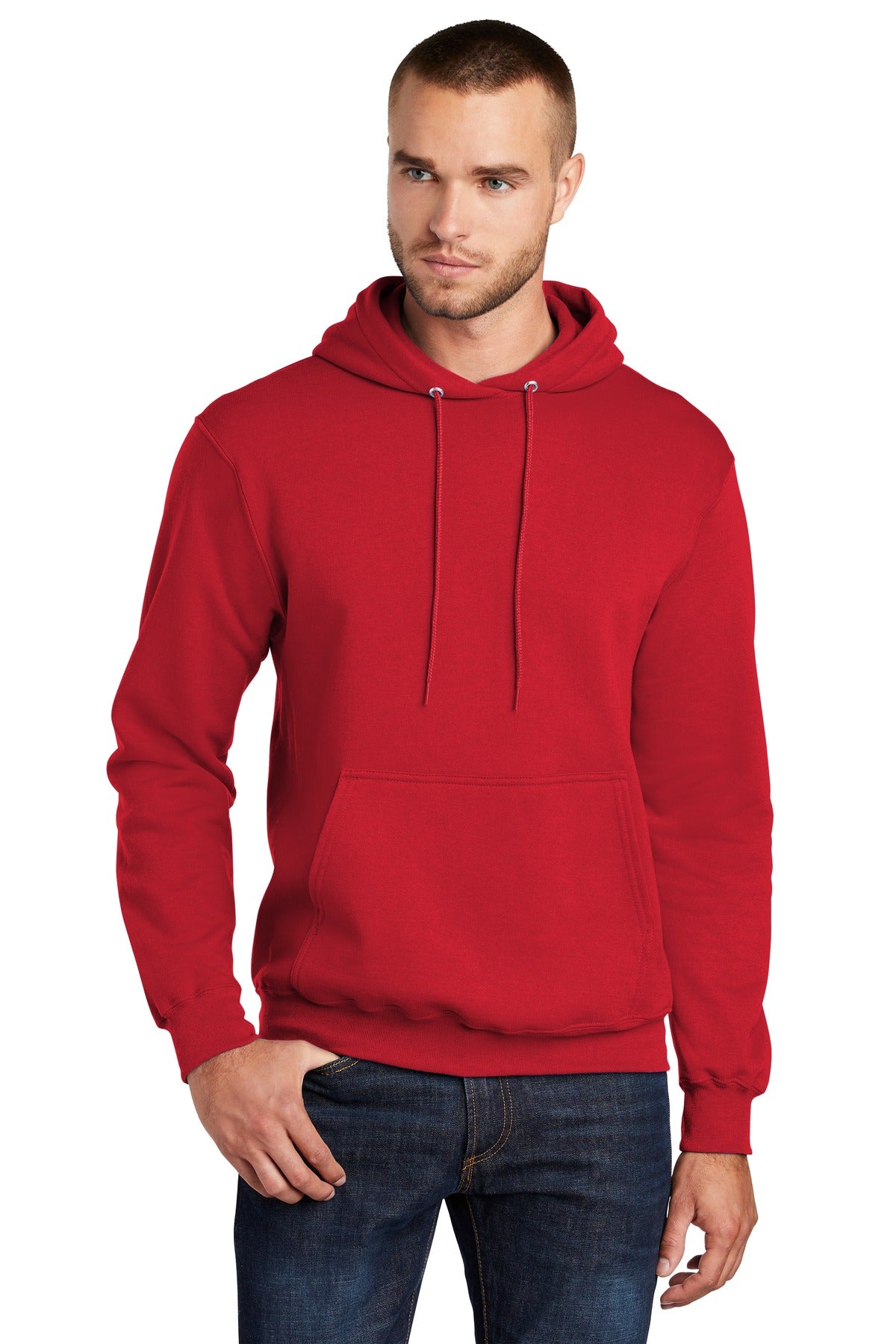 Port & Company® Tall Core Fleece Pullover Hooded Sweatshirt