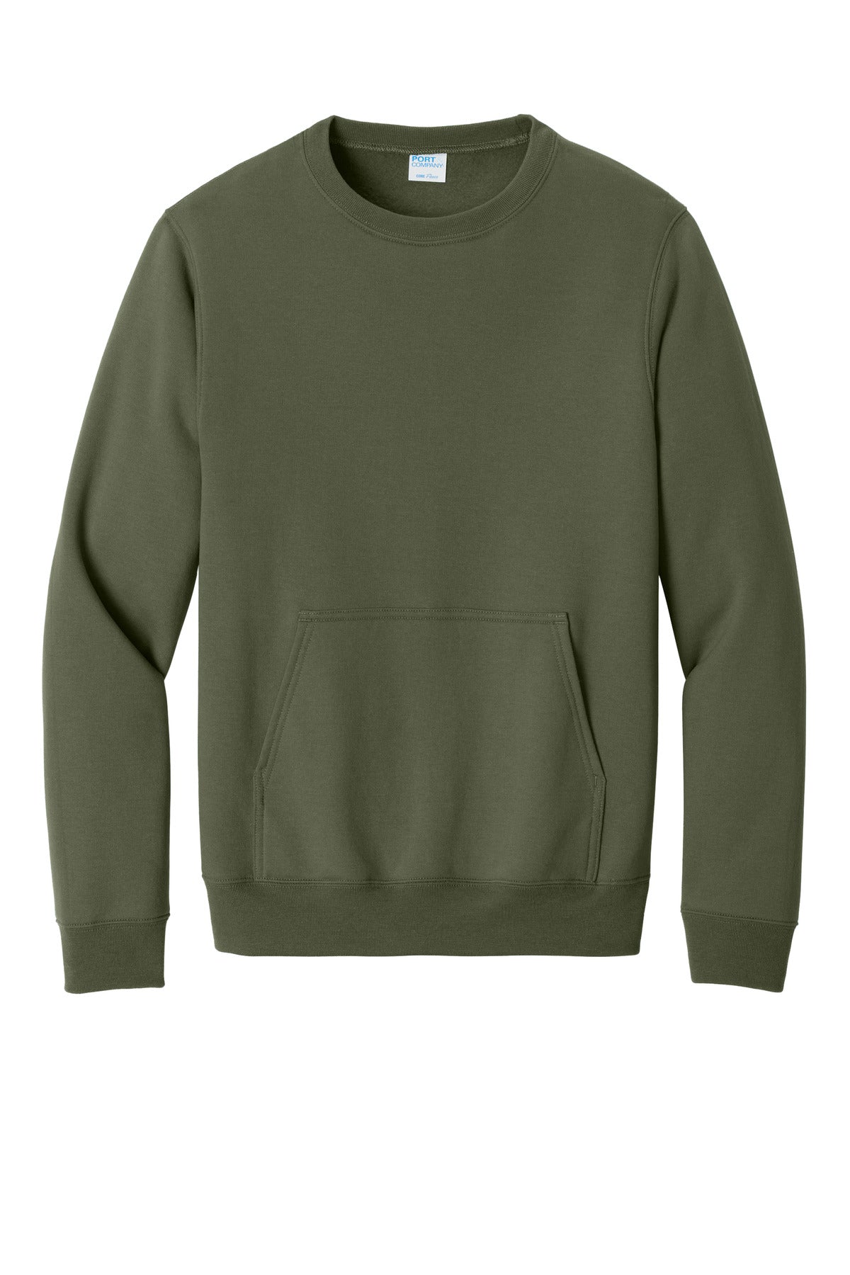 Port & Company® Core Fleece Crewneck Pocket Sweatshirt
