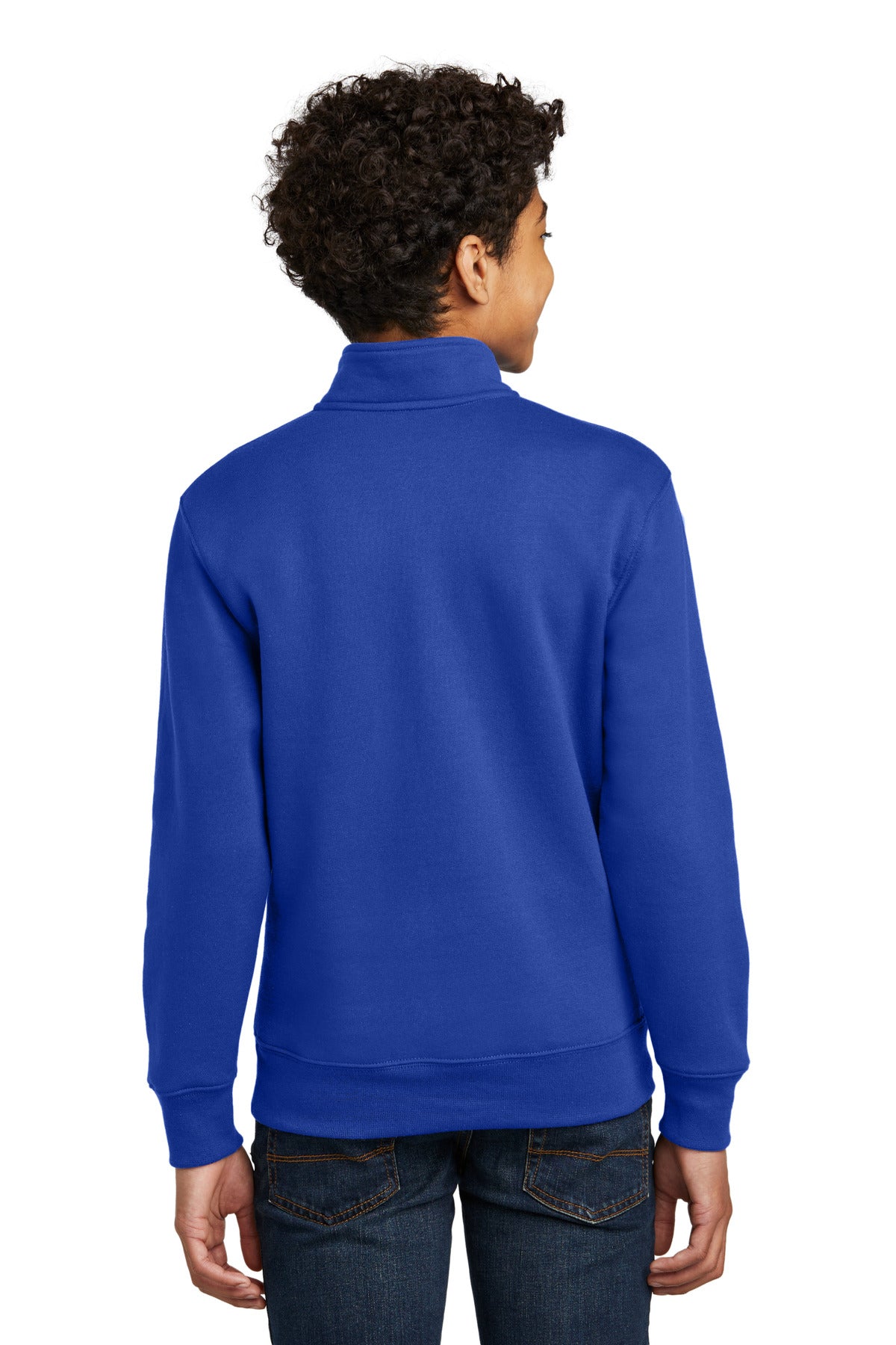 Port & Company® Youth Core Fleece 1/4-Zip Pullover Sweatshirt