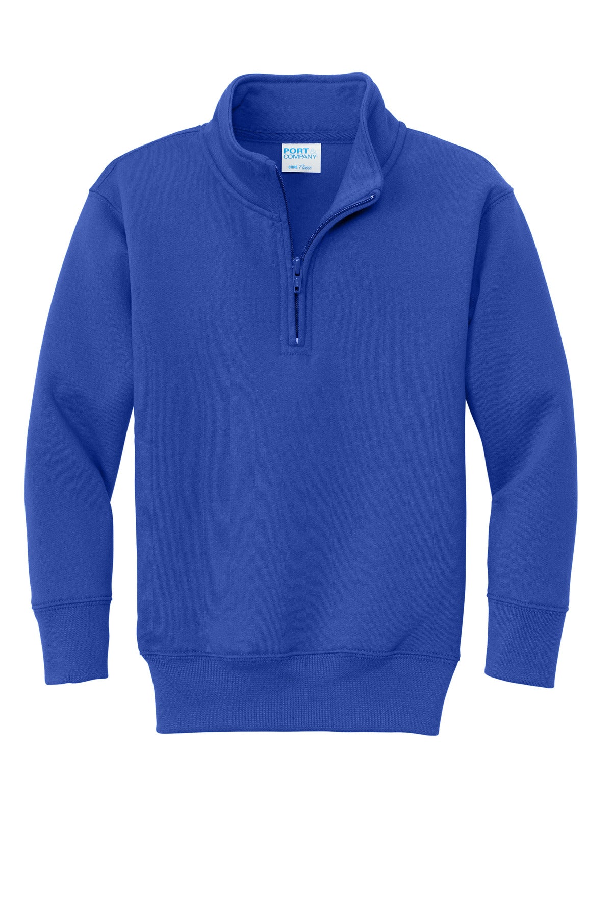 Port & Company® Youth Core Fleece 1/4-Zip Pullover Sweatshirt