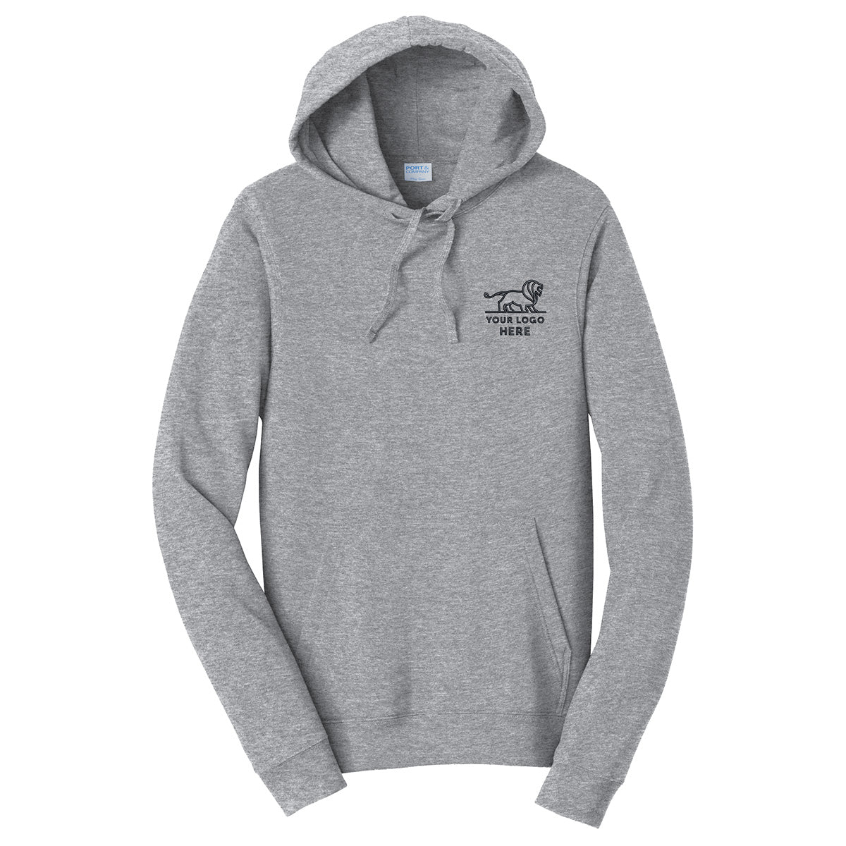 Port & Co Fan Favorite Fleece Pullover Hooded Sweatshirt. PC850H