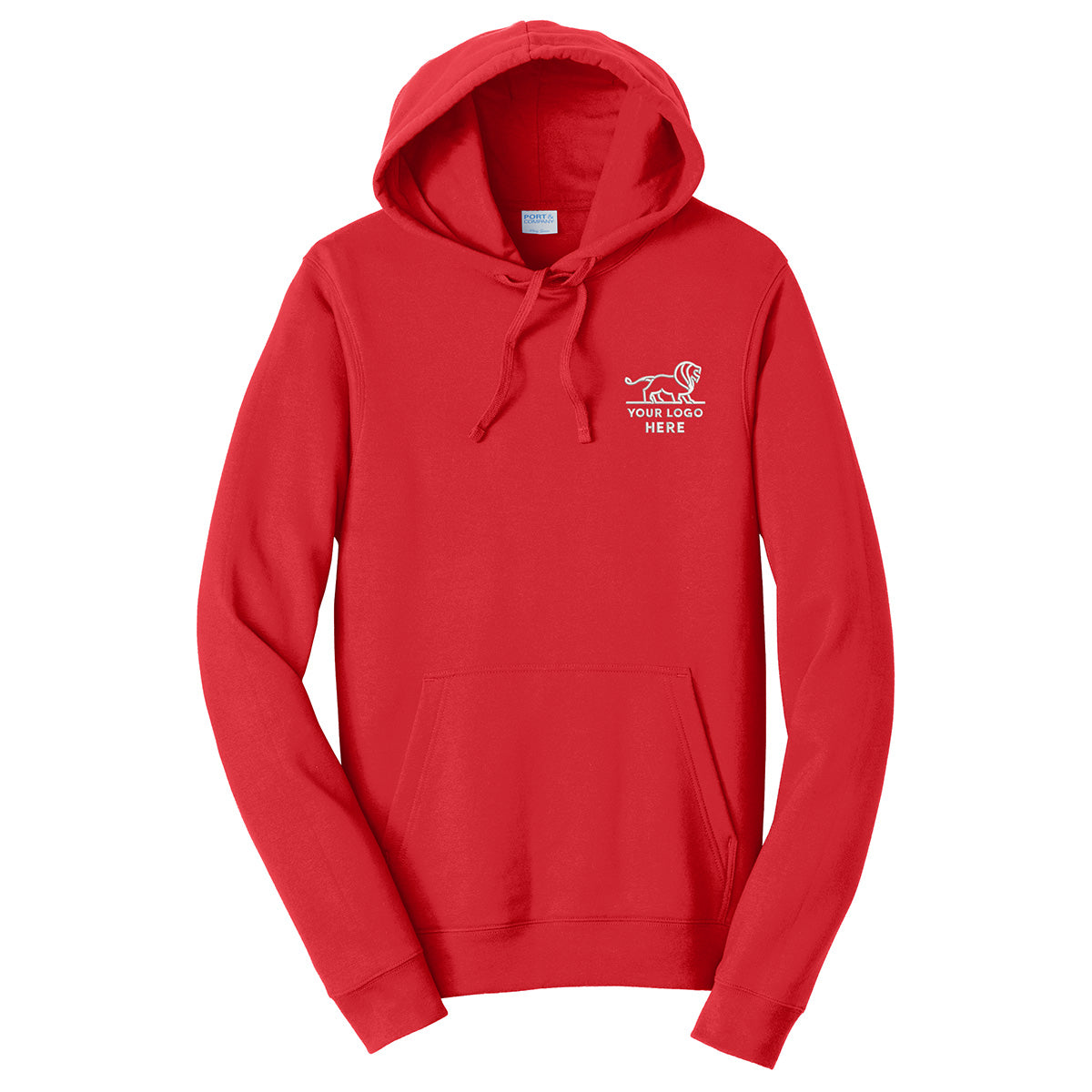 Port & Co Fan Favorite Fleece Pullover Hooded Sweatshirt. PC850H
