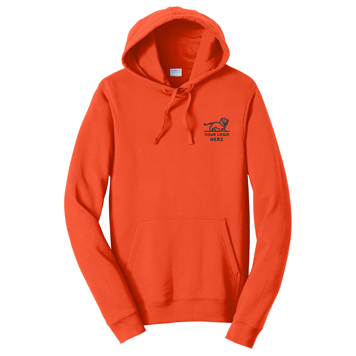 Port & Co Fan Favorite Fleece Pullover Hooded Sweatshirt. PC850H