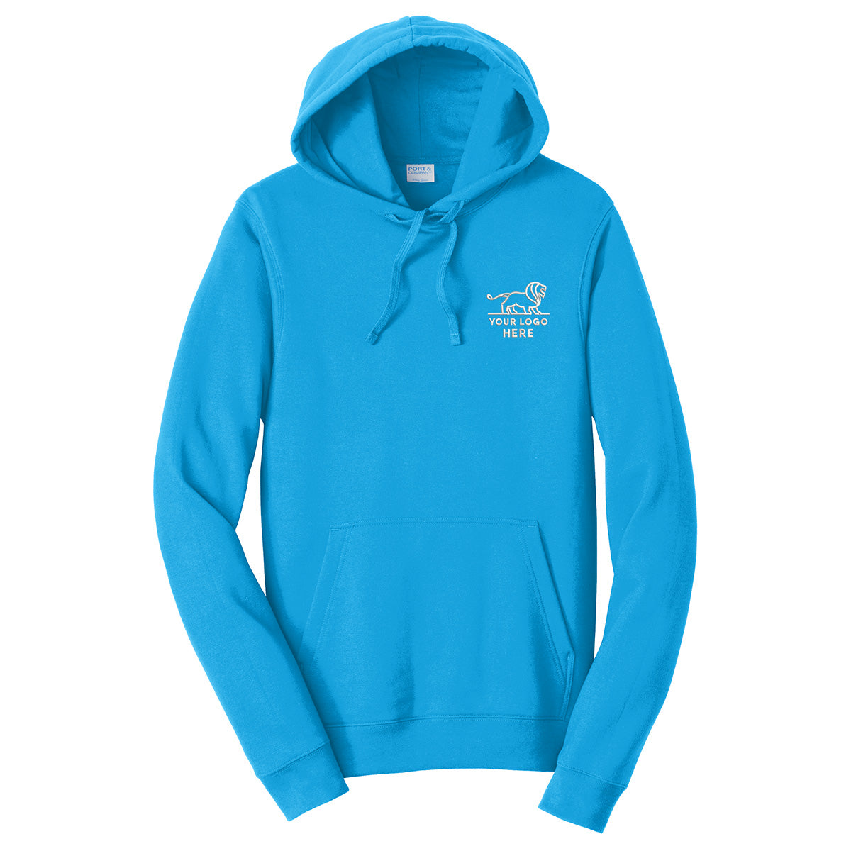 Port & Co Fan Favorite Fleece Pullover Hooded Sweatshirt. PC850H