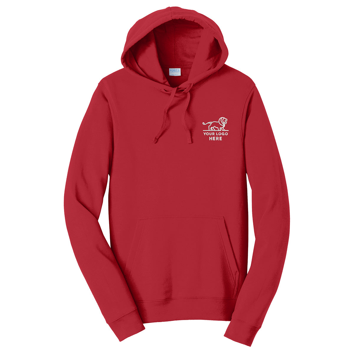 Port & Co Fan Favorite Fleece Pullover Hooded Sweatshirt. PC850H