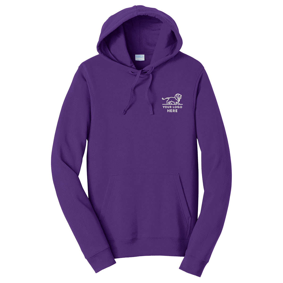 Port & Co Fan Favorite Fleece Pullover Hooded Sweatshirt. PC850H