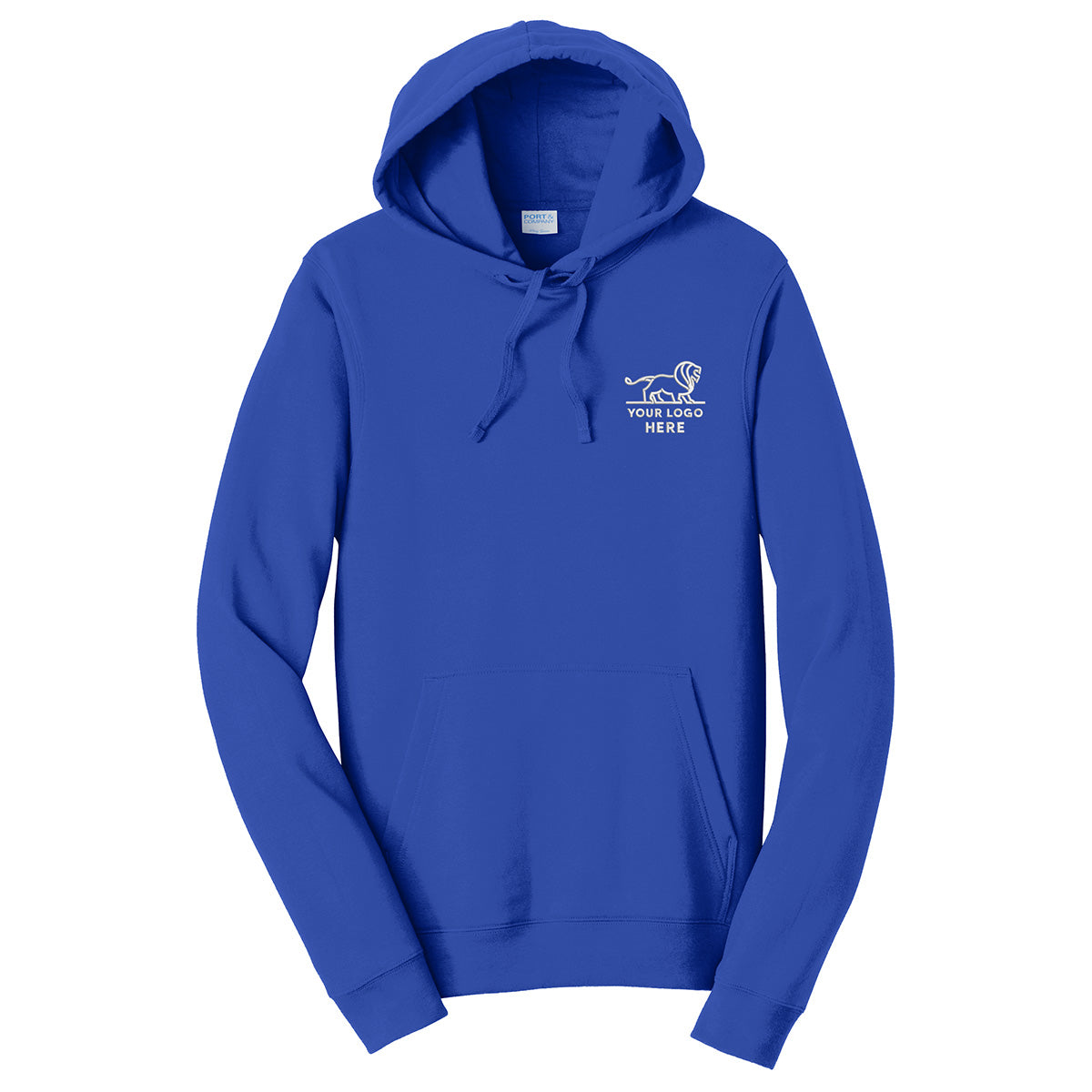 Port & Co Fan Favorite Fleece Pullover Hooded Sweatshirt. PC850H