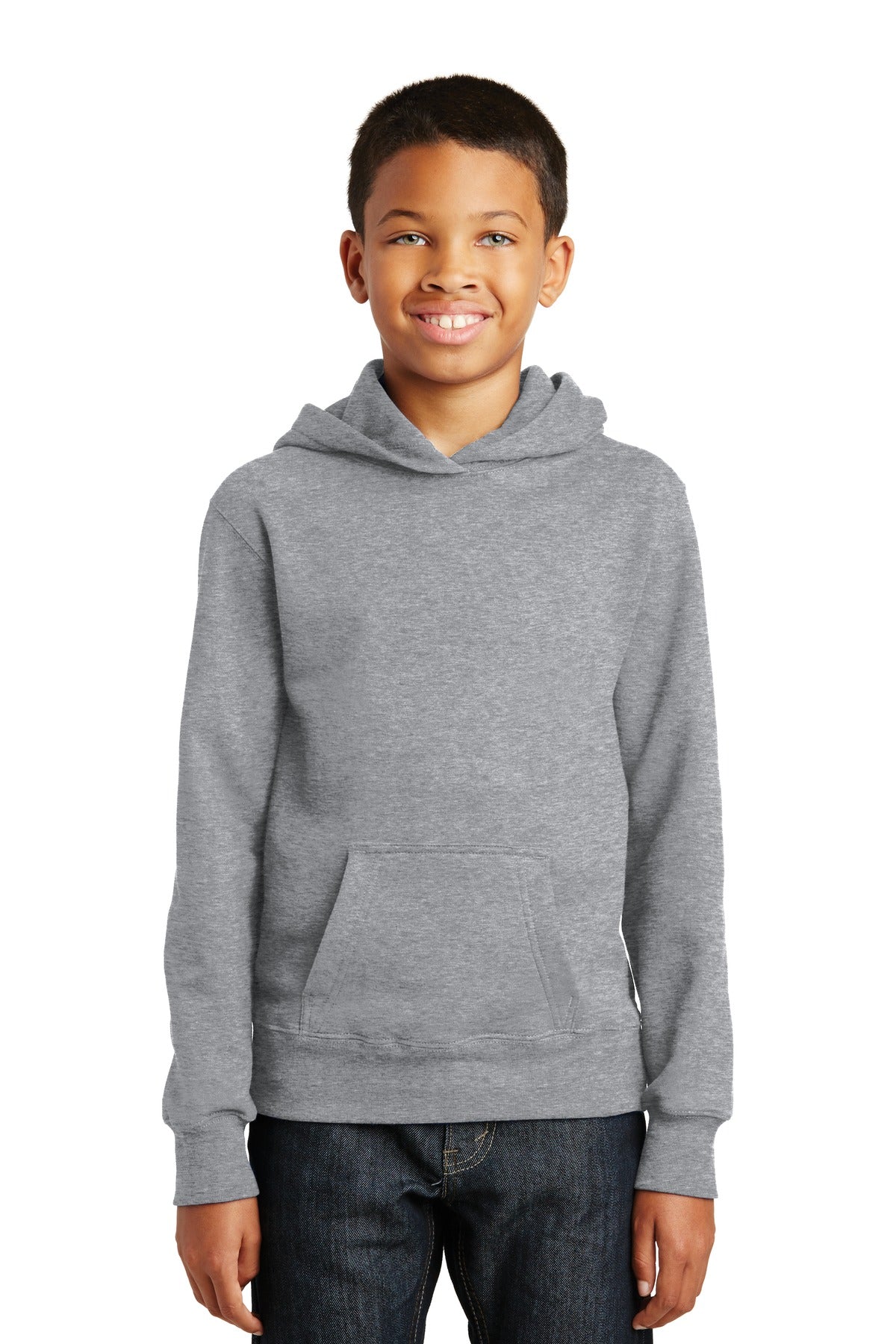 Port & Company® Youth Fan Favorite Fleece Pullover Hooded Sweatshirt