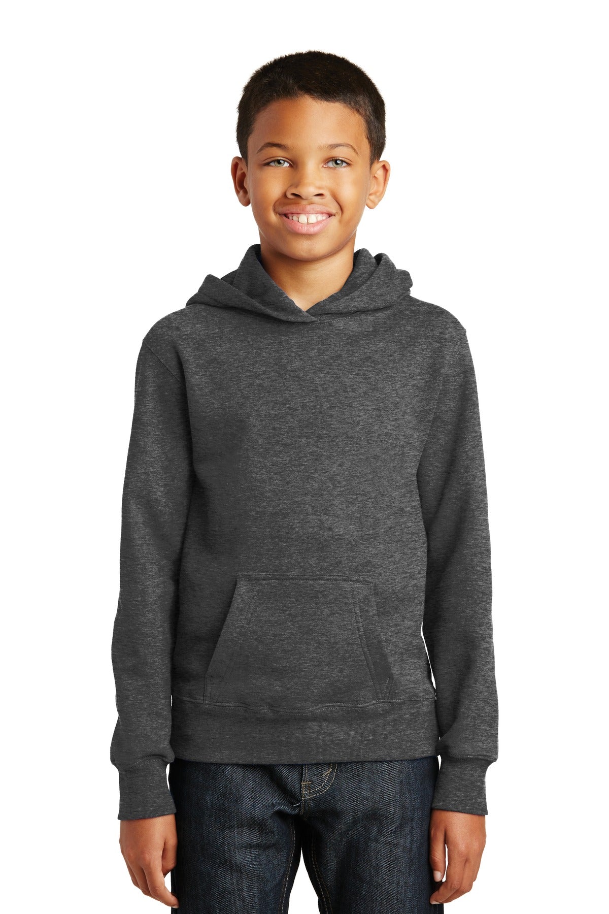 Port & Company® Youth Fan Favorite Fleece Pullover Hooded Sweatshirt