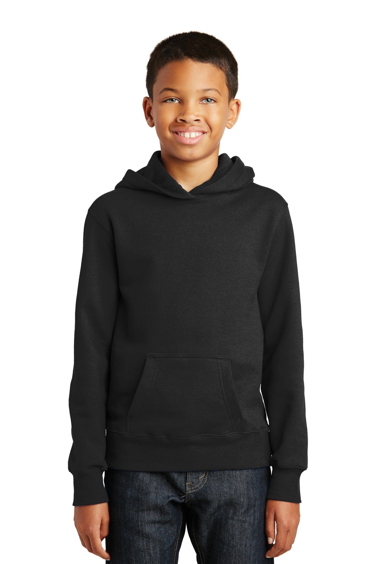 Port & Company® Youth Fan Favorite Fleece Pullover Hooded Sweatshirt