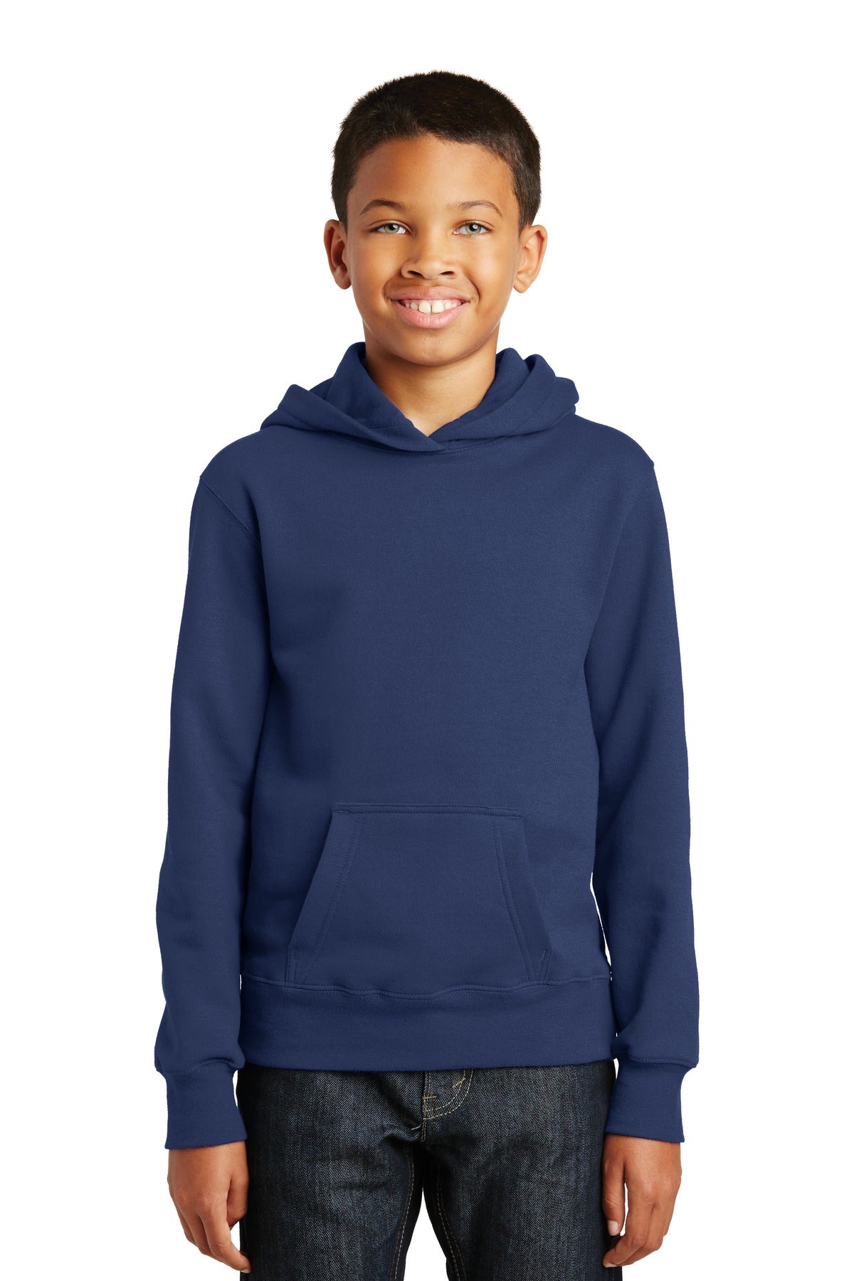 Port & Company® Youth Fan Favorite Fleece Pullover Hooded Sweatshirt