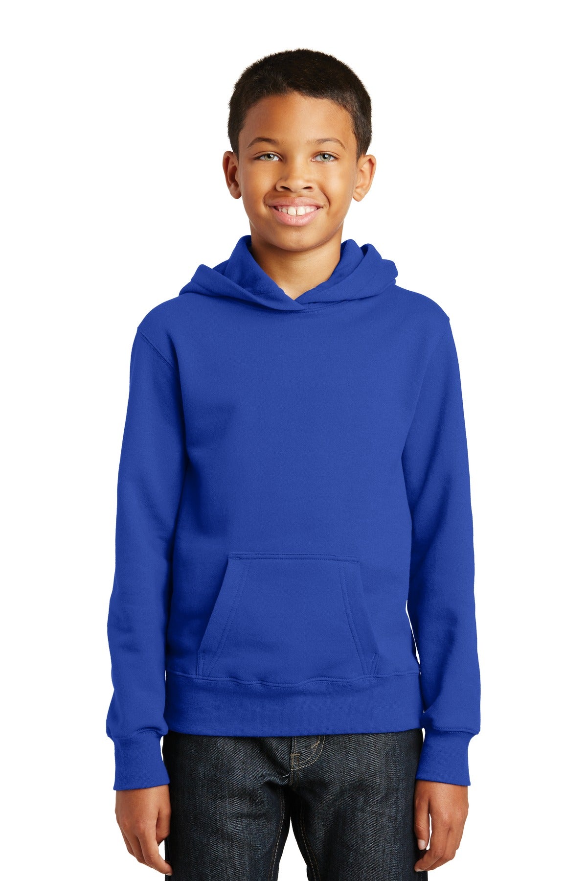 Port & Company® Youth Fan Favorite Fleece Pullover Hooded Sweatshirt