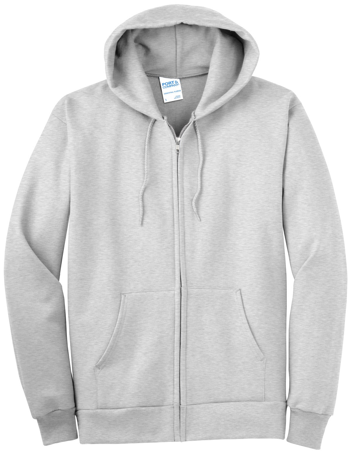 Port & Company® - Essential Fleece Full-Zip Hooded Sweatshirt