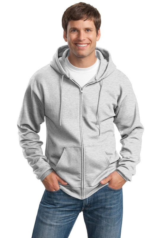 Port & Company® Tall Essential Fleece Full-Zip Hooded Sweatshirt