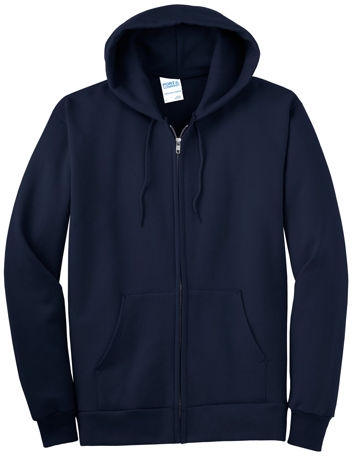 Port & Company® - Essential Fleece Full-Zip Hooded Sweatshirt