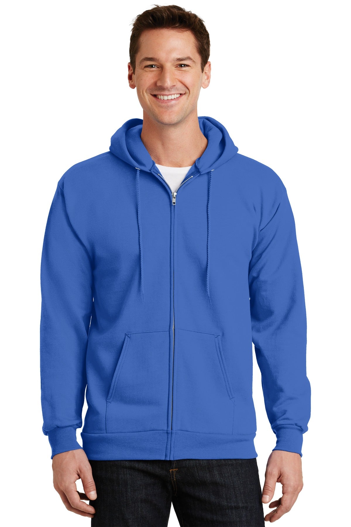 Port & Company® - Essential Fleece Full-Zip Hooded Sweatshirt