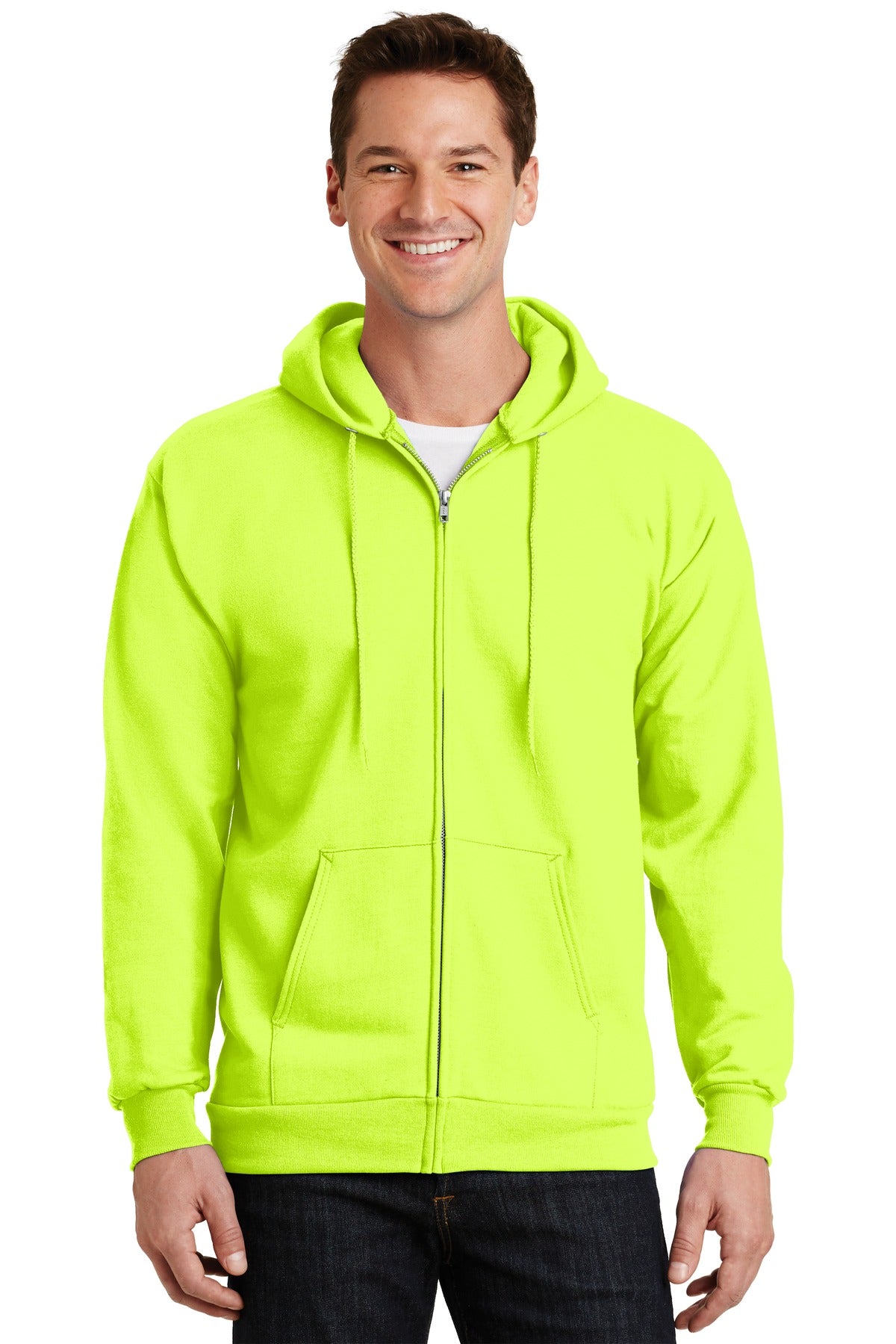 Port & Company® - Essential Fleece Full-Zip Hooded Sweatshirt