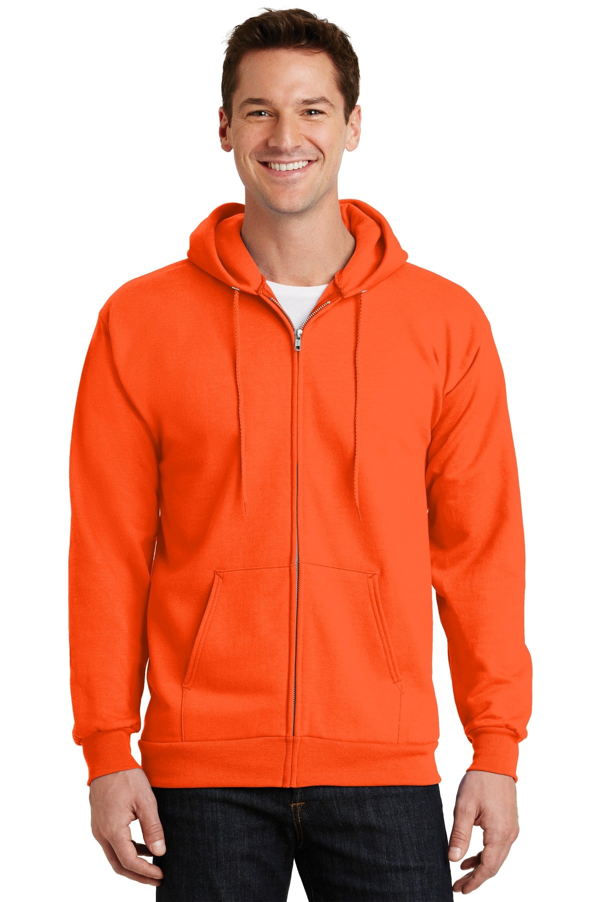 Port & Company® - Essential Fleece Full-Zip Hooded Sweatshirt