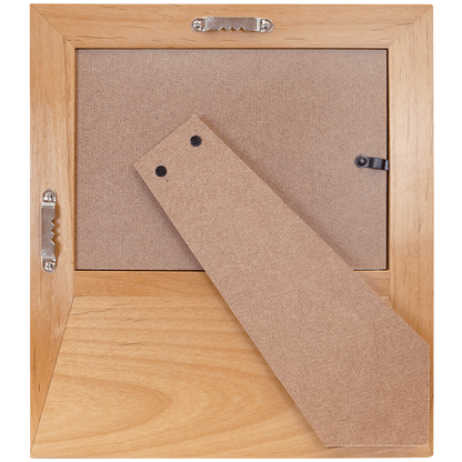 Genuine Red Alder 4"x 6" Picture Frame with 4 1/2" x 8" Engraving Area