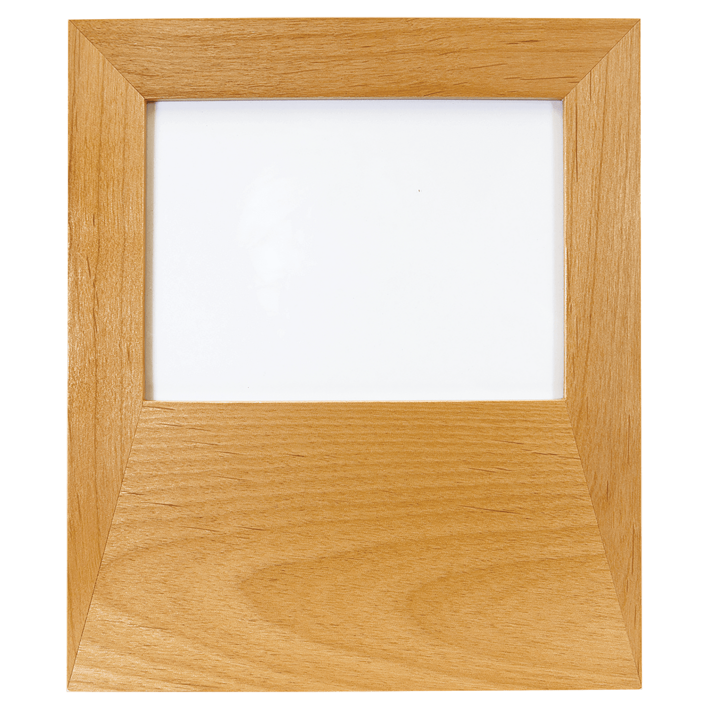 Genuine Red Alder 5" x 7" Picture Frame with 4 7/16" x 9 1/16" Engraving Area