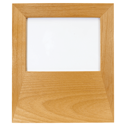 Genuine Red Alder 5" x 7" Picture Frame with 4 7/16" x 9 1/16" Engraving Area