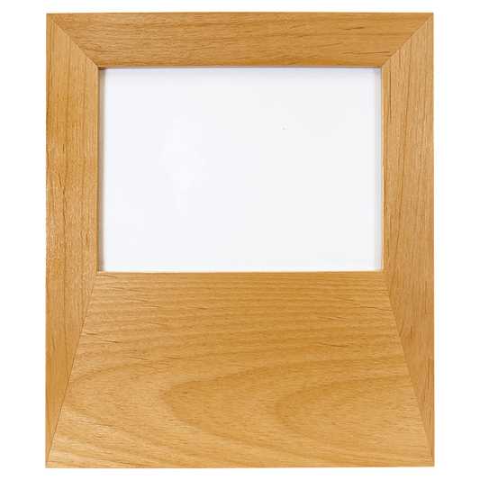 Genuine Red Alder 5" x 7" Picture Frame with 4 7/16" x 9 1/16" Engraving Area