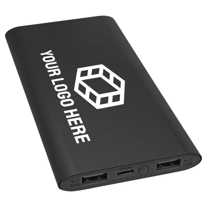 8000mAh Power Bank & Wireless Charger with USB-C Cord