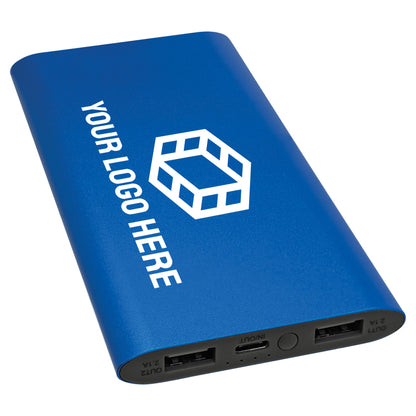 8000mAh Power Bank & Wireless Charger with USB-C Cord