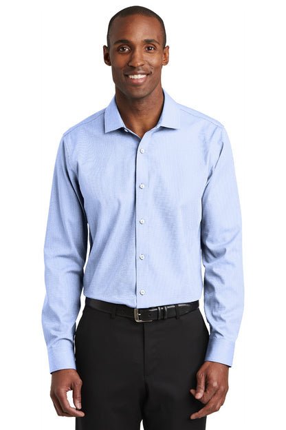 DISCONTINUED - Red House® Slim Fit Nailhead Non-Iron Shirt