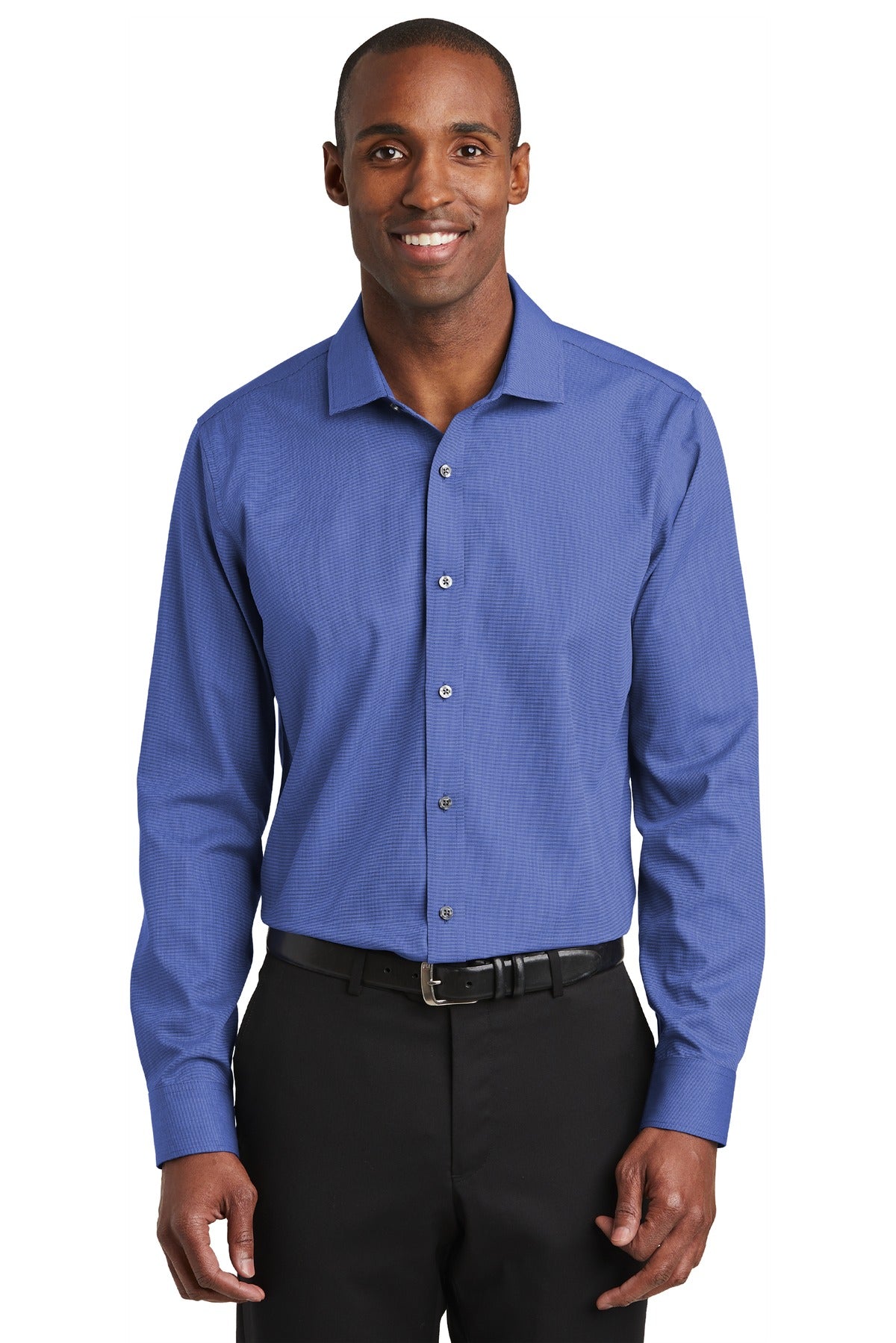 Red House® Slim Fit Nailhead Non-Iron Shirt