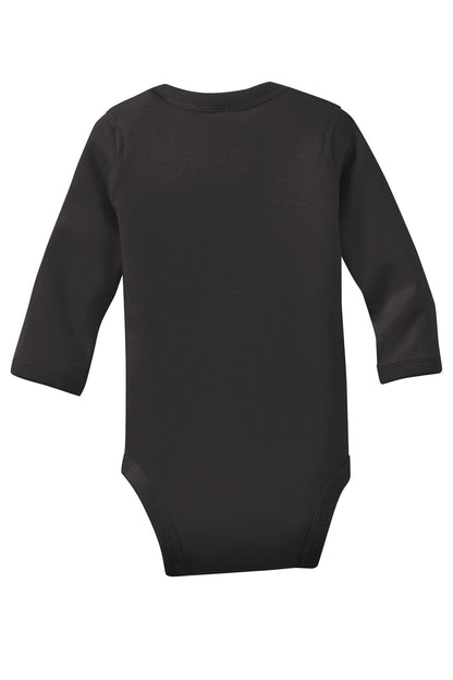 DISCONTINUED - Rabbit Skins Infant Long Sleeve Baby Rib Bodysuit -
