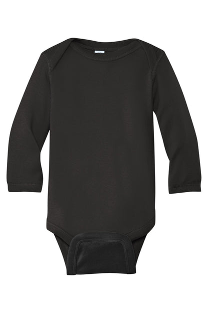 DISCONTINUED - Rabbit Skins Infant Long Sleeve Baby Rib Bodysuit -