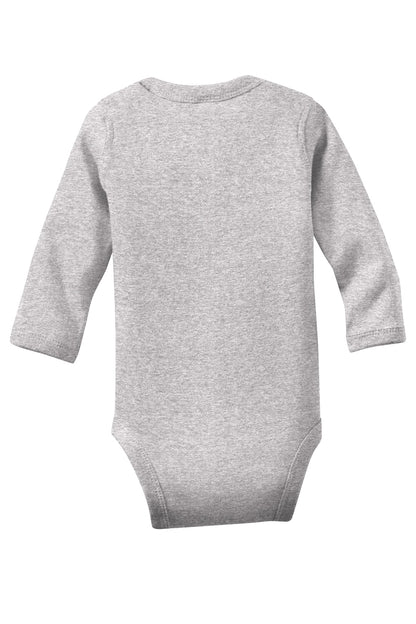 DISCONTINUED - Rabbit Skins Infant Long Sleeve Baby Rib Bodysuit -