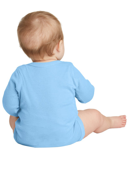 DISCONTINUED - Rabbit Skins Infant Long Sleeve Baby Rib Bodysuit -