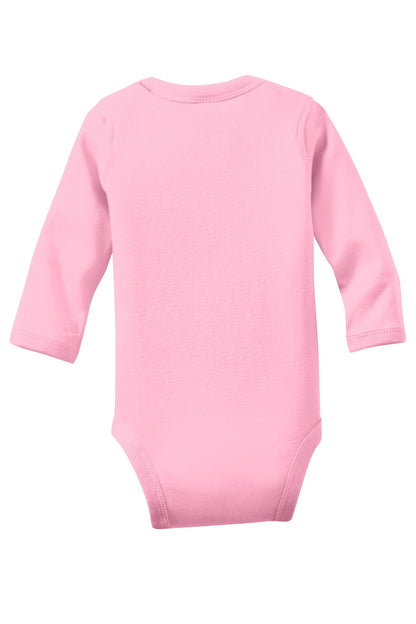 DISCONTINUED - Rabbit Skins Infant Long Sleeve Baby Rib Bodysuit -