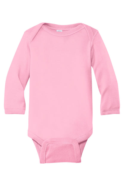 DISCONTINUED - Rabbit Skins Infant Long Sleeve Baby Rib Bodysuit -